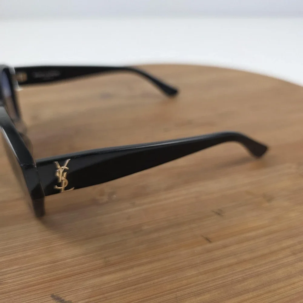 Saint Laurent SL M8/FN Sunglasses Womens 57-15 Black Gray Cat Eye Gradient Japan - Picture 2 of 16